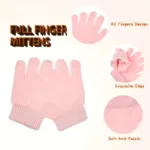 Children's Winter Knitted Wool Lining Warm Hat, Scarf, Glove Set For 2-5 Year Old Boys And Girls - Image 11