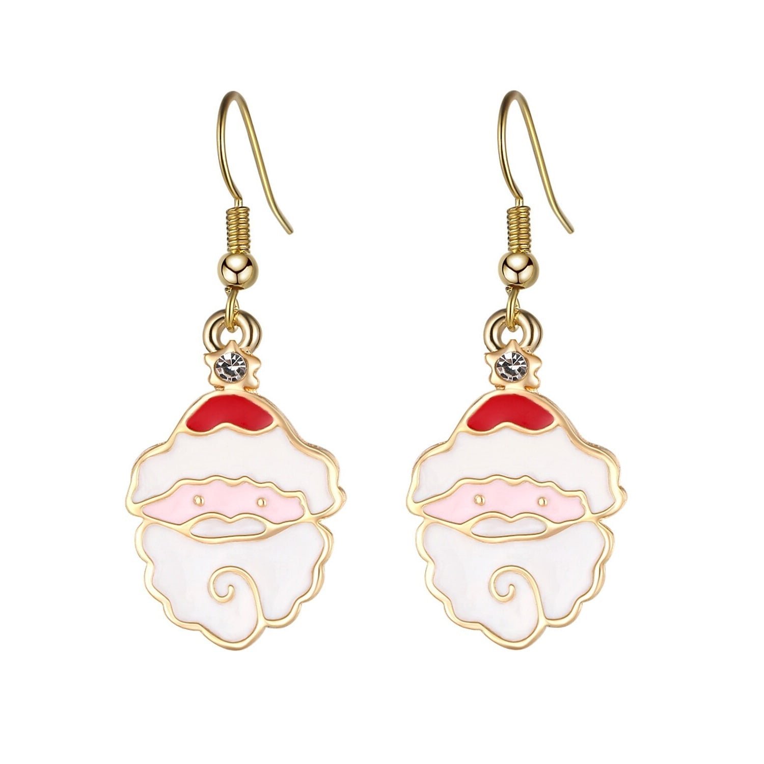 Christmas Ear Decor Hooks Creative Ladies Holiday Earrings - Image 4