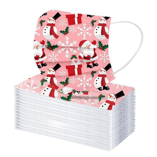 Christmas Special Mask Disposable Dustproof and Breathable Three-layer Protective Cover - Image 6