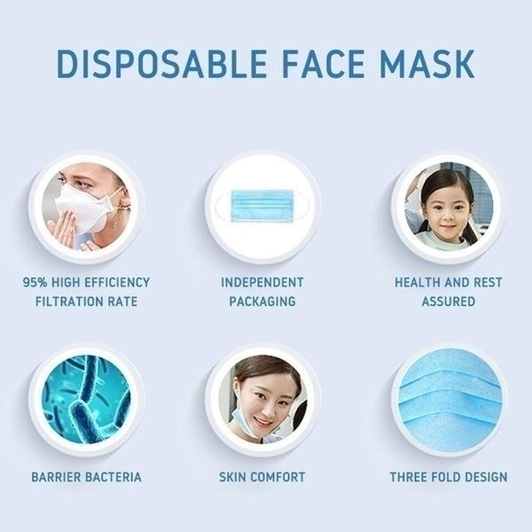 Christmas Special Mask Disposable Dustproof and Breathable Three-layer Protective Cover - Image 11