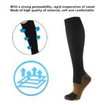 Copper Compression Socks 20-30mmHg Graduated Support L/XL for Men and Women - Image 9