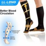 Copper Compression Socks 20-30mmHg Graduated Support L/XL for Men and Women - Image 10
