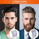 Cordless Beard Trimmer USB Rechargeable Beard Grooming Kit - Image 7