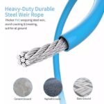 Cordless Weighted Jump Rope Digital Smart Skipping Jump Ropes with Counter - Image 7