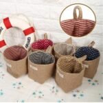 Cotton Linen Hanging Bag Home Gadget Storage Organizer - Image 10