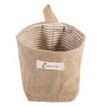 Cotton Linen Hanging Bag Home Gadget Storage Organizer - Image 3