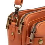 Crossbody Leather Shoulder Bag and Clutch - Image 7
