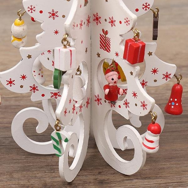 DIY Stereo Wooden Christmas Tree - Christmas Decoration Ornaments - Image 5