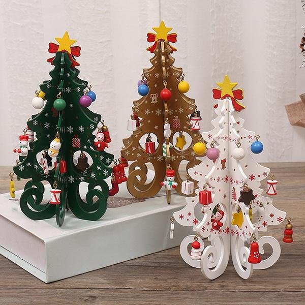 DIY Stereo Wooden Christmas Tree - Christmas Decoration Ornaments - Image 3