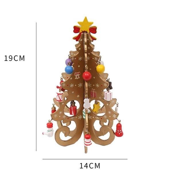 DIY Stereo Wooden Christmas Tree - Christmas Decoration Ornaments - Image 6