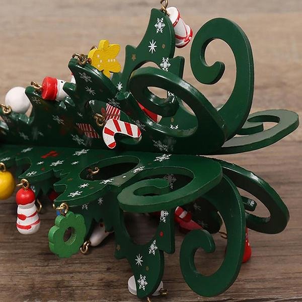 DIY Stereo Wooden Christmas Tree - Christmas Decoration Ornaments - Image 9