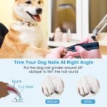 Dog Nail Grinder 2 Speeds Quiet USB Rechargeable - Image 10