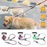 Double Dog Leash No-Tangle with Swivel Coupler Padded Handle - Image 11