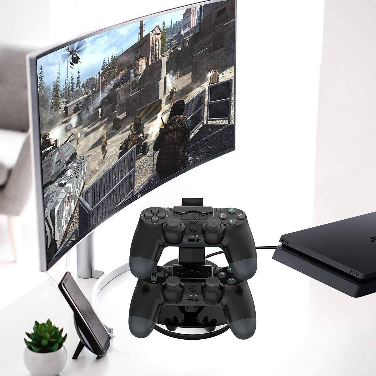 Dual USB Fast Charging Station and LED Indicator for Sony PS4 Controller - Image 2