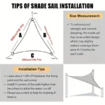 Durable Outdoor Sun Shade Sail for Terrace, Yard, Deck, and Garden - Waterproof and UV Resistant Triangle Canopy - Image 9