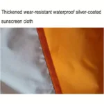 Durable Outdoor Sun Shade Sail for Terrace, Yard, Deck, and Garden - Waterproof and UV Resistant Triangle Canopy - Image 11