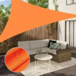 Durable Outdoor Sun Shade Sail for Terrace, Yard, Deck, and Garden - Waterproof and UV Resistant Triangle Canopy