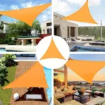 Durable Outdoor Sun Shade Sail for Terrace, Yard, Deck, and Garden - Waterproof and UV Resistant Triangle Canopy - Image 5