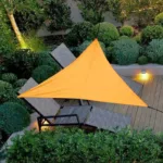 Durable Outdoor Sun Shade Sail for Terrace, Yard, Deck, and Garden - Waterproof and UV Resistant Triangle Canopy - Image 2