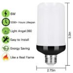 E27 LED Flame Effect Light Bulb - Image 3