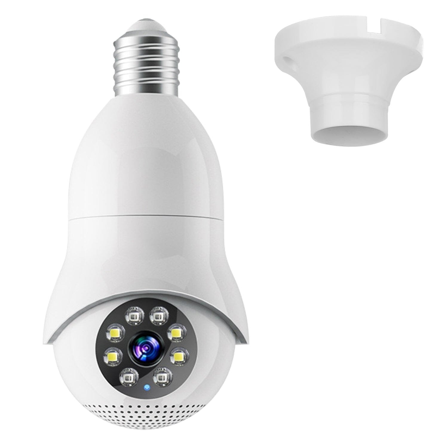 E27 WiFi Bulb Camera 1080P FHD WiFi IP Pan Tilt Security Surveillance Camera - Image 2