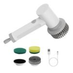 Electric Handheld Spin Scrubber Cordless Cleaning Brush with 2 Rotating Speeds - Image 2