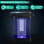 Electric Solar Powered Bug Zapper Lamp IP65 Waterproof for Indoor and Outdoor - Image 9
