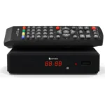 Ematic AT102 Digital TV HD Converter Box + Recorder with LED Display (Black)