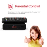 Ematic AT102 Digital TV HD Converter Box + Recorder with LED Display (Black) - Image 10