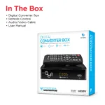 Ematic AT103B Digital Converter Box with LED Display and Recording Capabilities (Black) - Image 10