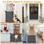 Extra Wide Child Safety Gate Retractable Door - Image 6