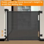 Extra Wide Child Safety Gate Retractable Door - Image 12