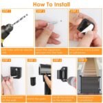 Extra Wide Child Safety Gate Retractable Door - Image 8