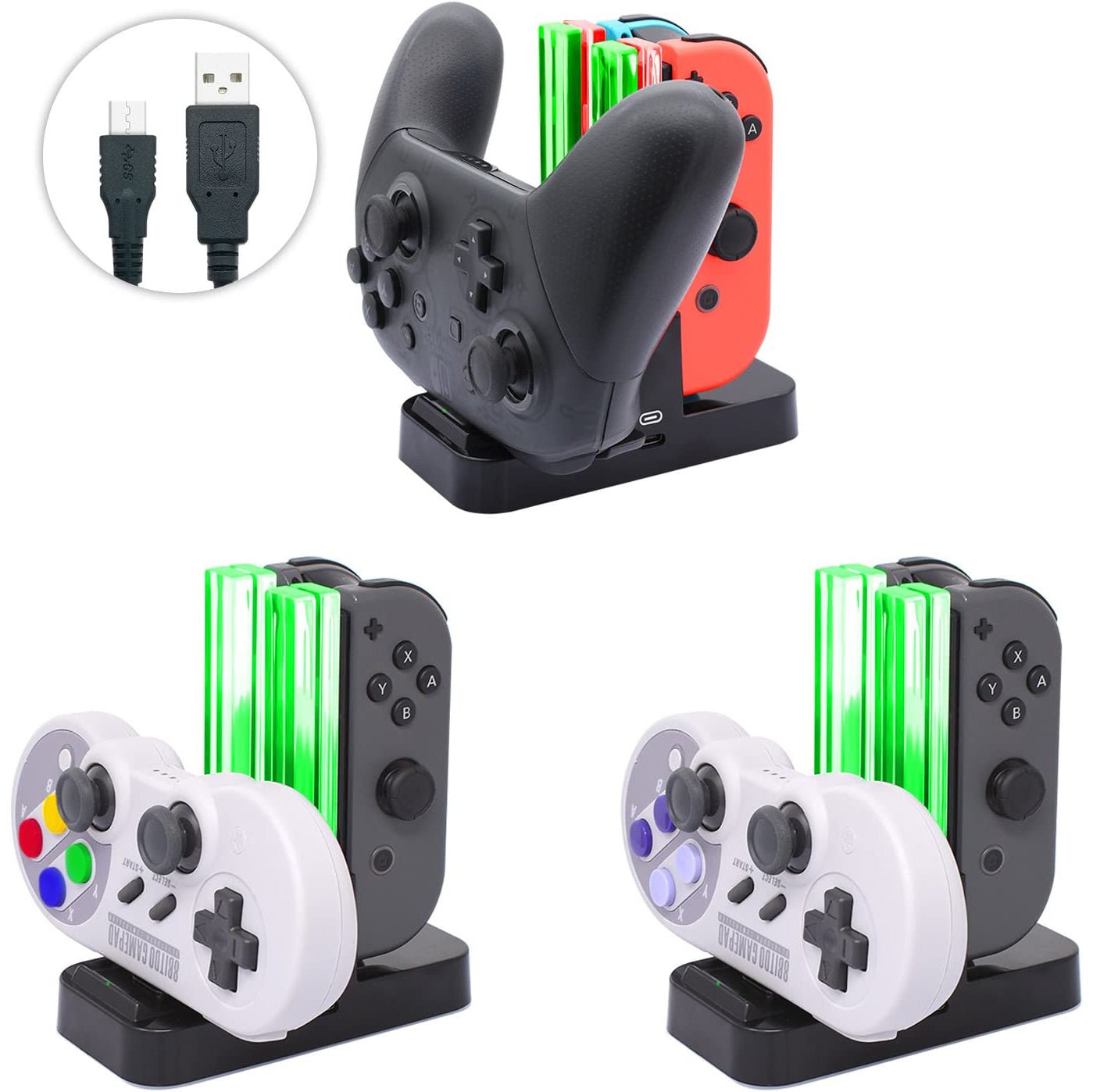 FastSnail Controller Charger Compatible with Nintendo Switch - Image 9