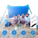 Foldable Beach Canopy Tent Collapsible Shade - Image 8