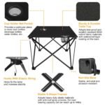 Foldable Camping Table Portable Travel Desk - Image 5