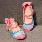 Girls' Glitters PU Sequined Jeweled Flat Shoes