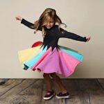 Girls' Rainbow Casual Dress - Image 2