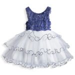 Girls' Ruffle Mesh Embroidered Dress - Image 5