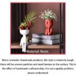 Greneric Character Portrait Flower Pot Resin Succulents Plant Pot - Image 16