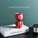 Greneric Character Portrait Flower Pot Resin Succulents Plant Pot - Image 14
