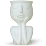 Greneric Character Portrait Flower Pot Resin Succulents Plant Pot - Image 17