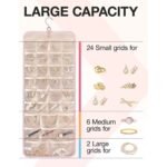 Hanging Jewelry Organizer Storage Roll - Image 12