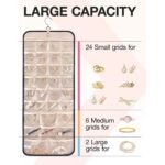 Hanging Jewelry Organizer Storage Roll - Image 4