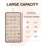 Hanging Jewelry Organizer Storage Roll - Image 2
