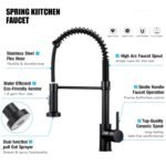 High Arc Spring Kitchen Sink Faucet - Image 4