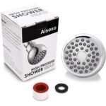 High Pressure Shower Head 3" Anti-clog Anti-leak Fixed with Adjustable Swivel Brass Ball Joint - Image 8