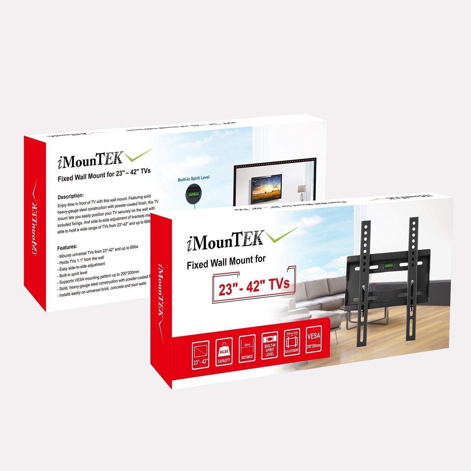 iMountTEK Fixed Wall Mount for 23"-42" TVs - Image 10