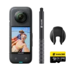 Insta360 X3 64GB Vlog Kit - 360 Action Camera with 5.7K 360, 4K Single-Lens Camera, Waterproof (Refurbished)