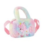 Kawaii Unicorn Pattern Plush Bag - Image 3